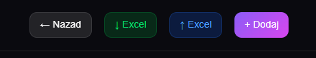 Excel uvoz i izvoz menija