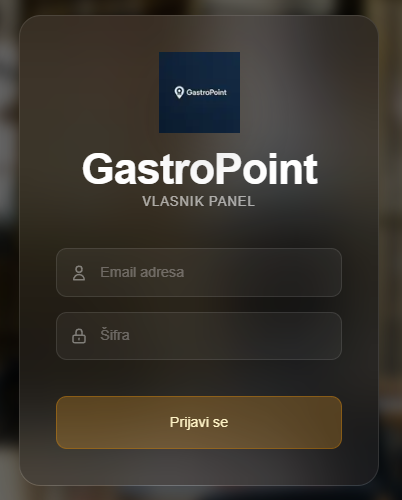 Vlasnik panel - daljinski pristup